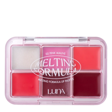 LUNA - Melting Formula Lip Palette - Lippen-Gloss-Palette - 02 Pink Mauve - 10,2g