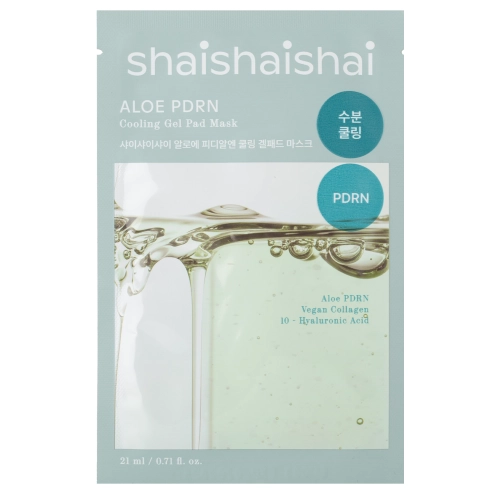 shaishaishai - Aloe PDRN Cooling Gel Pad Mask – Lindernde Hydrogel-Maske mit PDRN – 21 ml