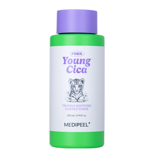 Medi-Peel - Young Cica PDRN Trouble Soothing Essence Toner - Lindernde Tonisierende Essenz mit Centella - 200ml