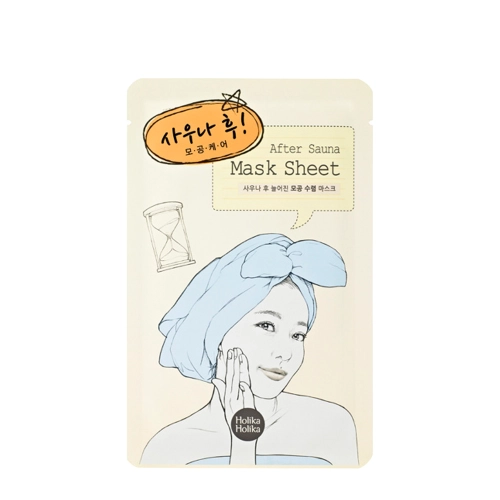 Holika Holika - After Mask Sheet - After Sauna - Intensiv Feuchtigkeitsspendende Tuchmaske - 30g