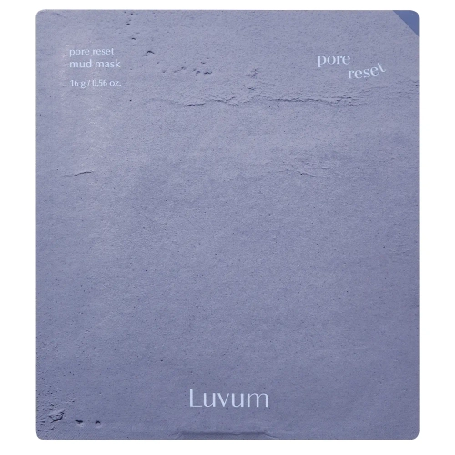 Luvum - Pore Reset Mud Mask - Reinigende Tuchmaske - 1 Stk./16g