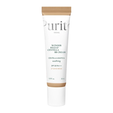 Purito Seoul - Wonder Releaf Centella BB Cream SPF 30 PA+++ #27 Sand Beige - BB Creme mit Centella Asiatica - 30ml