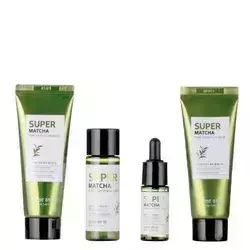 Some By Mi - Super Matcha Pore Care - Starter Kit - Kosmetikset zur Bekämpfung erweiterter Poren