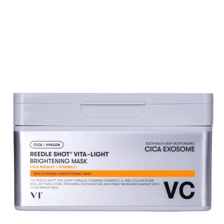 VT Cosmetics - Reedle Shot Vita-Light Brightening Mask - Aufhellende Tuchmasken - 320g/30Stk