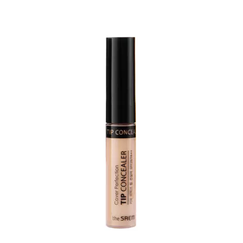 The Saem - Cover Perfection Tip Concealer - SPF 28/PA++ - Abdeckender Concealer - 1.75 Middle Beige - 6.5ml