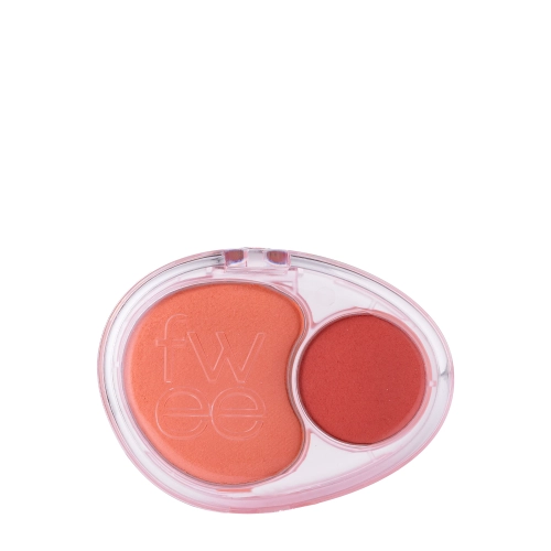 Fwee - Mellow Dual Blusher - Doppelter Rouge - CR01 Juicy Smile - 7.2g