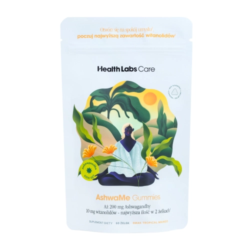 Health Labs Care - AshwaMe Gummies - Ashwagandha in Gummibärchen - 60 Stück