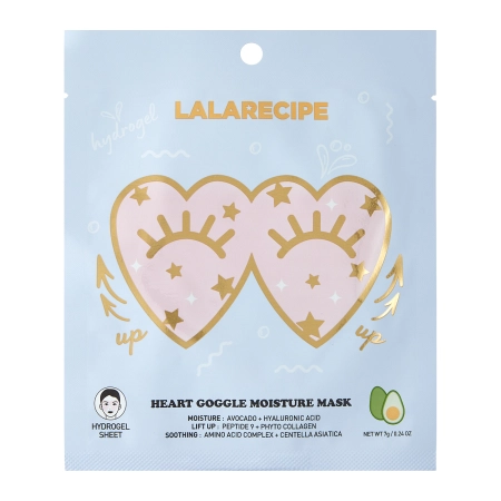LalaRecipe - Heart Goggle Moisture Mask - Hydrogel Augenmaske - 7g
