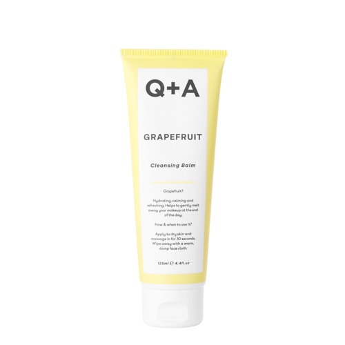 Q+A - Grapefruit - Cleansing Balm - Feuchtigkeitsspendendes, antioxidatives Gesichtsreinigungsbalsam mit Grapefruit- 125ml