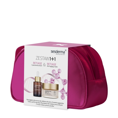 sesderma - Reti Age Set - Set Serum + Creme - Kosmetiktasche - 30ml+50ml
