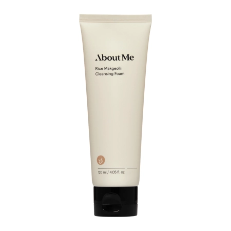 About me - Rice Makgeolli Cleansing Foam - Reinigender Gesichtsschaum mit Reiswasser - 120ml