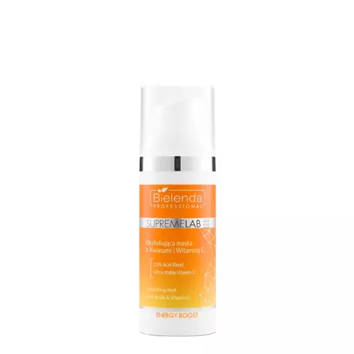 Bielenda Professional - Supremelab - Energy Boost - Peeling-Maske mit Säuren und Vitamin C - 50g