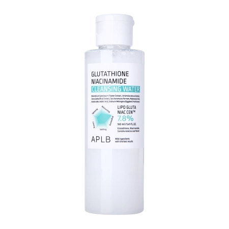 APLB - Glutathione Niacinamide Cleansing Water - Reinigendes Mizellenwasser mit Glutathion und Niacinamid - 160ml