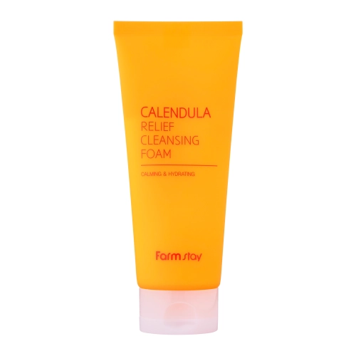 Farmstay - Calendula Cleansing Foam - Reinigungsschaum für das Gesicht mit Calendula - 180ml