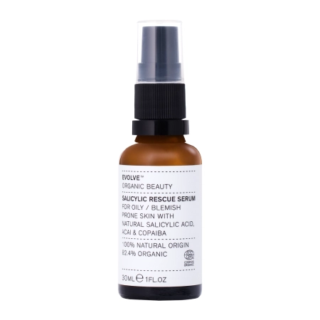 Evolve Organic Beauty - Rainforest Rescue Blemish Serum - Serum für das Gesicht, das zu Ekzemen und verstopften Verbindungen neigt - 30ml