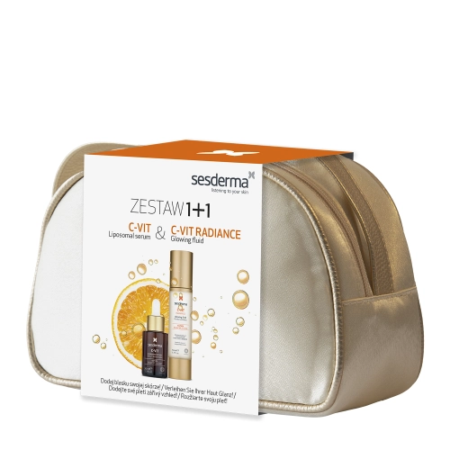 sesderma - C-VIT Set - Serum + Creme Set - Kosmetiktasche - 30ml+50ml