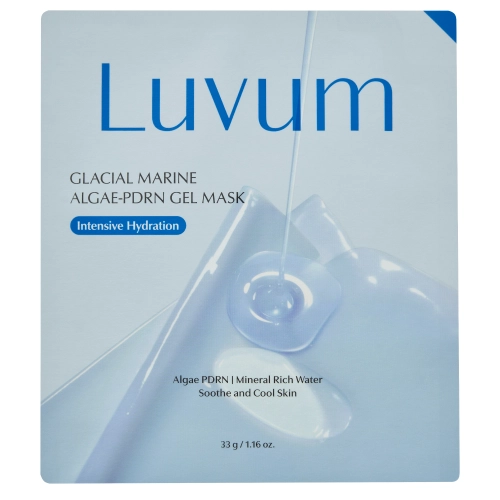 Luvum - Glacial Marine Algae-PDRN Gel Mask - Lindernde Hydrogelmaske mit PDRN - 1 Stk/33g
