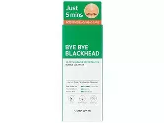 Some By Mi - Bye Bye Blackhead 30 Days Miracle Green Tea Tox Bubble Cleanser  - Reinigender Gesichtswaschschaum mit Grüntee-Extrakt - 120ml