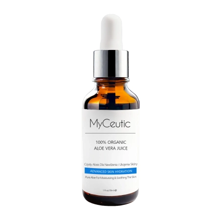 MyCeutic - 100% Organic Aloe Vera Juice - Bio-Aloe-Vera-Saft - 30ml