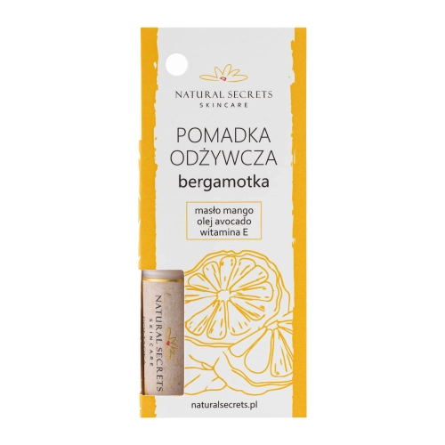 Natural Secrets - Schützender Lippenpflegestift - Bergamotte - 3,5g