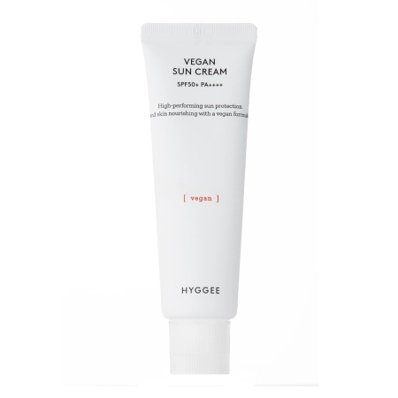 Hyggee - Vegan Sunscreen SPF50+ PA++++ - Feuchtigkeitsspendende Gesichtscreme mit Filter - 50ml