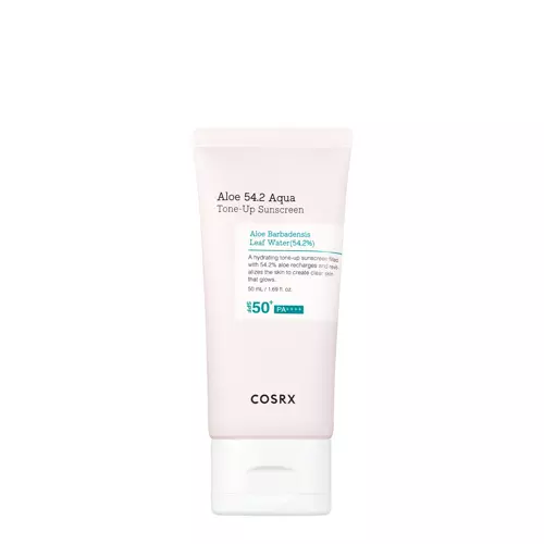 Cosrx - Aloe 54.2 Aqua Tone-Up Sunscreen SPF50+/PA++++ - Feuchtigkeitsspendende Sonnenschutzcreme - 50ml