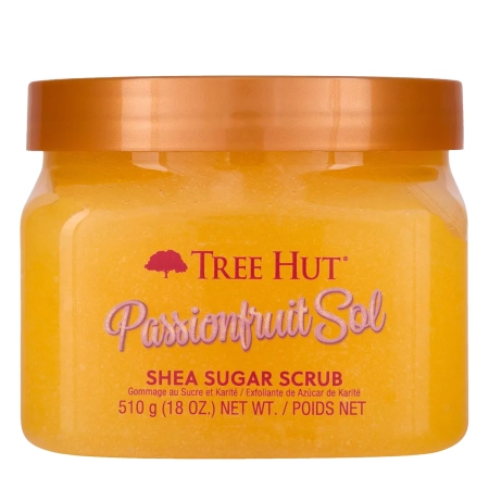 Tree Hut - Shea Sugar Scrub Passionfruit Sol - Zucker-Körperpeeling Maracuja - 510g