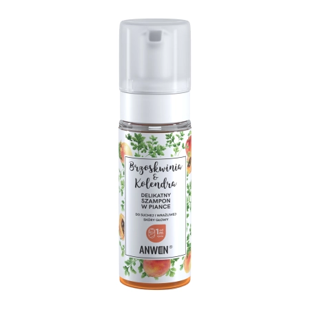 Anwen - Pfirsich und Koriander - Sanft schäumendes Shampoo - 170ml