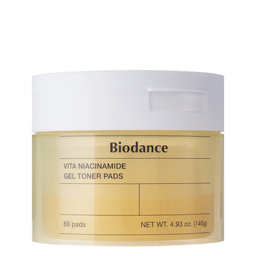 Biodance - Vita Niacinamide Gel Toner Pads - Aufhellende Gesichtspads - 60 Stk