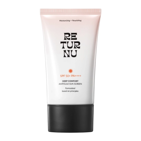 Returnu - Deep Comfort Ampoule Sunscreen SPF 50+ PA++++ - Sonnenschutz-Gesichtscreme - 50ml
