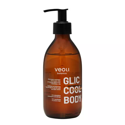 Veoli Botanica - Glic Cool Body - Peeling-regulierendes Körperwaschgel - 280ml