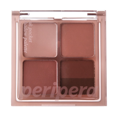 Peripera - Ink Pocket Shadow Palette - Lidschattenpalette - 004 You Know What Mute Is - 4 x 1.6g