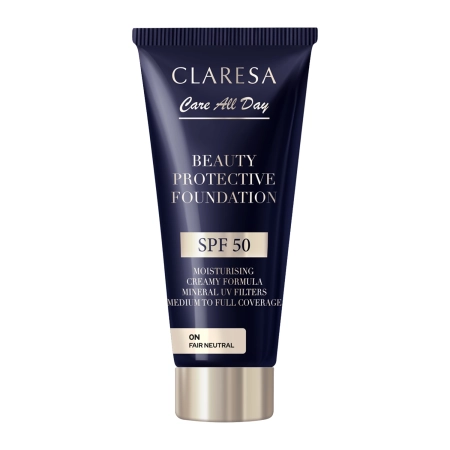 Claresa - Beauty Protective Foundation SPF 50 - Feuchtigkeitsspendende Foundation mit LSF 50 - 0N Fair Neutral - 30ml