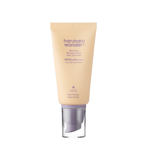 Haruharu Wonder - Black Rice Moisture Airyfit Daily Sunscreen SPF50+/PA++++ - Feuchtigkeitsspendende Sonnenschutzcreme - 50ml