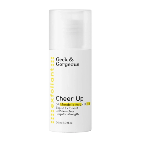 Geek & Gorgeous - Cheer Up - Mittleres Peeling für Misch- und Aknehaut mit 6 % Mandelsäuren und BHA - 30ml