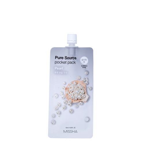 Missha - Pure Source Pocket Pack - Pearl - Aufhellende Gesichtsmaske - 10ml