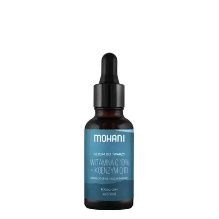 Mohani - Verjüngendes und aufhellendes Gesichtsserum mit Vitamin C 10% und Coenzym Q10 - 30ml