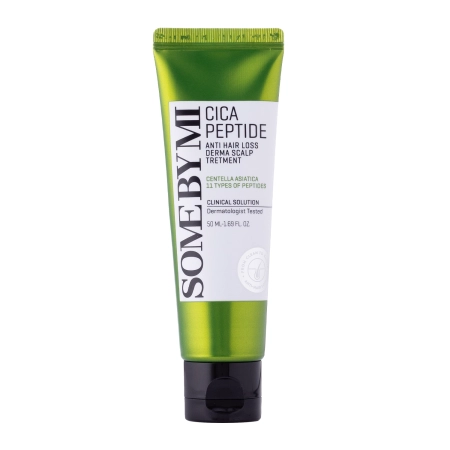 Some By Mi - Cica Peptide Anti Hair Loss Derma Scalp Treatment - Anti-Haarausfall Behandlung mit Peptiden - 50ml