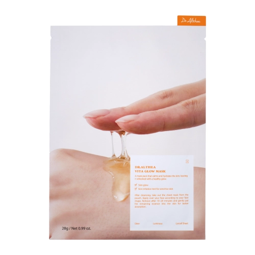 Dr. Althea - Vita Glow Maske - Nährende Maske in einem Tuch - 27ml
