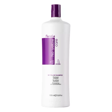 Fanola - No Yellow Shampoo - Haarshampoo für kühlen Blond-Ton - 1l