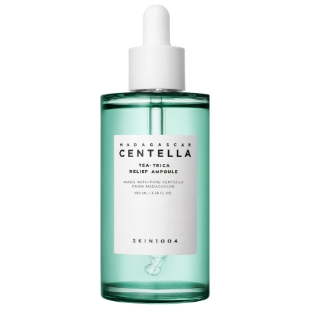 SKIN1004 - Madagascar Centella Tea-Trica Relief Ampoule - Linderndes Serum für Akne Haut - 100ml