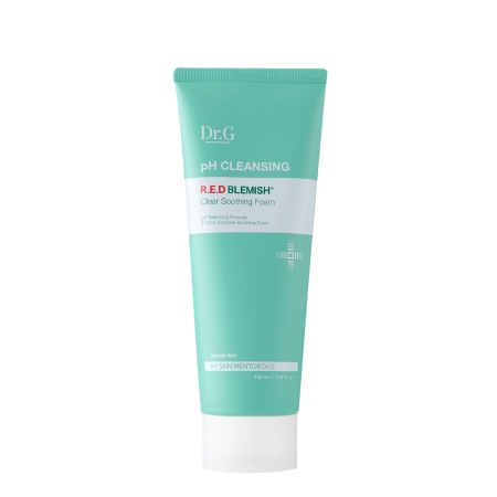 Dr.G - pH Cleansing Red Blemish Clear Soothing Foam - Lindernde schäumende Gesichtsreinigung - 150ml