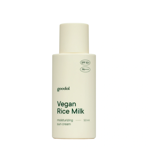 Goodal -  Vegan Rice Milk Moisturizing Sun Cream SPF50+/PA++++ - Vegane Feuchtigkeitsspendende Sonnencreme mit Filter - 50ml