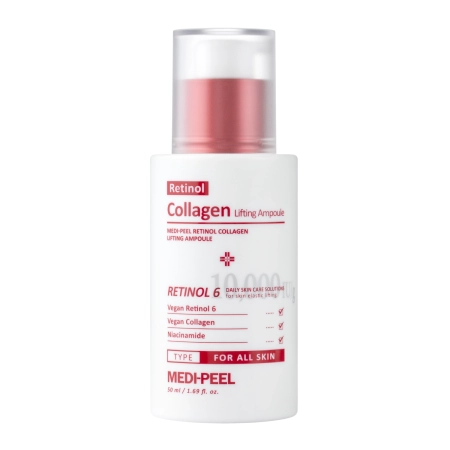Medi-Peel - Retinol Collagen Lifting Ampoule - Straffende Ampulle mit Retinol und Collagen - 50ml