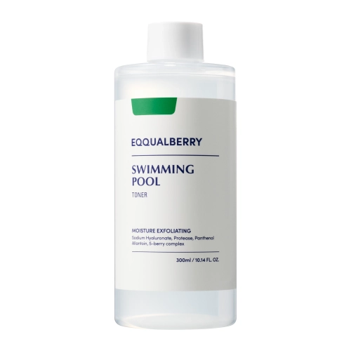 EQQUALBERRY - Swimming Pool Daily Facial Toner - Feuchtigkeitsspendendes und peelendes Gesichtswasser - 300ml