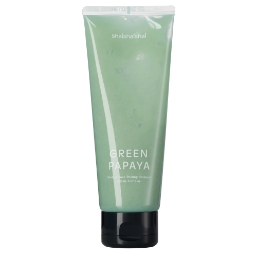 shaishaishai - Green Papaya Body&Face Peeling Cleanser – Peeling-Gel für Gesicht und Körper – 150ml