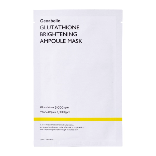 Genabelle - Glutathione Brightening Ampoule - Aufhellende Tuchmaske - 1Stk/25ml