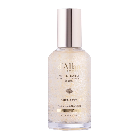d'Alba - White Truffle First Oil Capsule Serum - Nährendes Gesichtsserum - 100ml